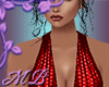 MB Red Halter Dress