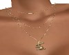 GOLD  BUNNY  NECKLACE