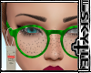 Hipster Glasses (Green