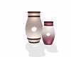 MP~SHEA FROSTED  VASES