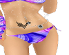 Swirl rave bikini bottom