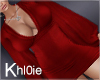 K Red Date night dress