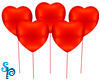 [S] Heart Red Balloons