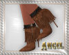 [AIB]Suede Fringed Boots