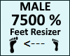 Feet Scaler 7500% Male