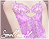 Femboy Lilac Lace corset