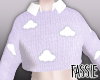 Purple Cloud Sweater