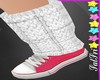 Pink Sneakers w Socks