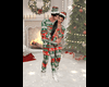 M Couple Xmas PJ socks