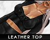 - leather vest top -
