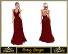 Halter Gown Red Lace