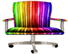 office chair rainbow