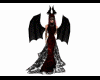 Black demon wings