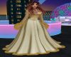 GR~ NY Gold Fur Gown
