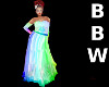 BBW Rainbow Ballgown