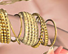 Pair Stacked Bangles