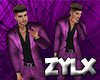 Uomo Purple Luster Suit