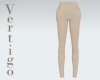 Leather Leggings Beige