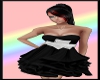 IVI Black Ruffle Dress