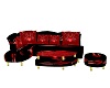 BKG Red Heart Couch