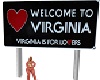 WELCOME TO VIRGINIA SIGN