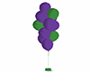 Purple Green Balloons