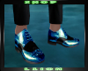 blue elegant shoes