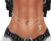 GOLD 'X' BELLY CHAIN