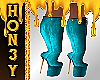 HON3Y*VelvetCyan Zip