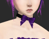Bow Collar Purple