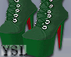 [YSL] Xmas Green Boots
