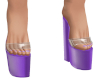 Claudia Purple Heels