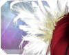 White gold head feathers