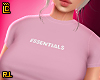 r. Essentials Tee Pink