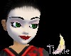 Dfalt Head Geisha Makeup