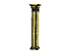 :) Black and gold Pillar