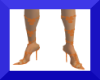 PD Orange Crystal Heels