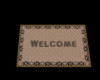 Brown welcome mat
