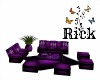 Purple Passion Couch Set