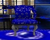 royal blue blubble chair