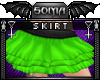 `x: Rave: Skirt Green