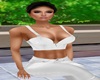 White Silk Bustier