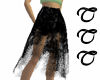 TTT Frayed Skirt