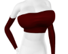 Classy top Dark red