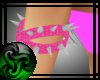Pink spike arm band R