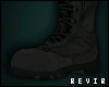 R║ Black Combat Boots