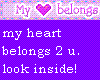 My heart belong 2 u