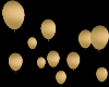 Gold Floating Balloons