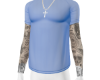 Blue T Shirt Tatoo