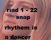 snap rhythm is a dancer